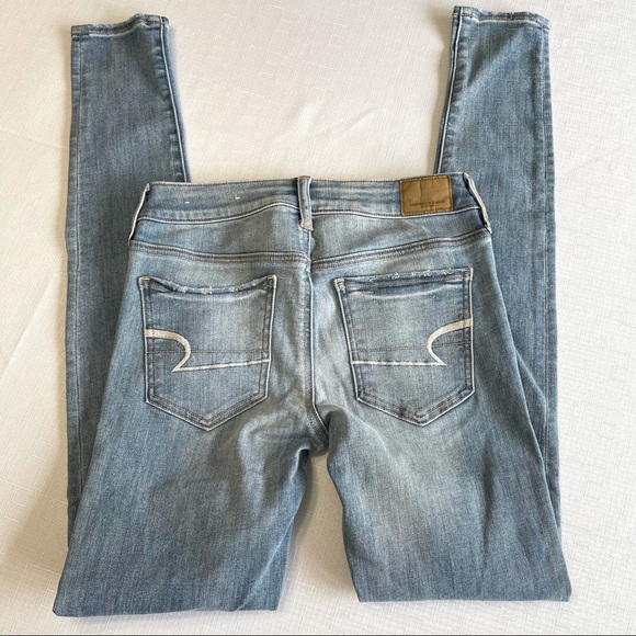 American Eagle Jegging Super Stretch 4 X-Long blue - Picture 11 of 12